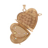Florentine Folding Locket with Stones - Florentine Folding Locket with Stones -- Ariel Gordon Jewelry