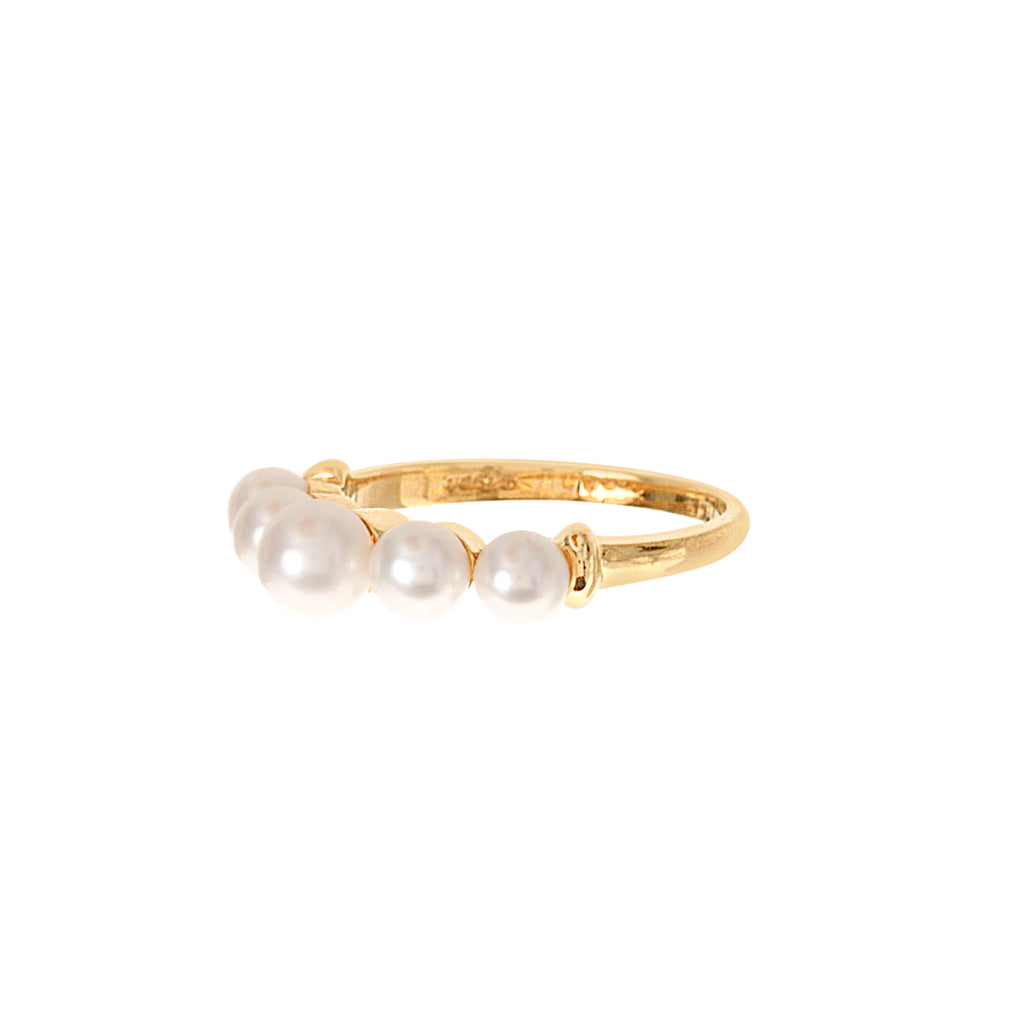 Graduated Pearl Ring -- Ariel Gordon Jewelry