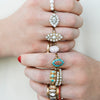 Turquoise and Coral Ring - Turquoise and Coral Ring -- Ariel Gordon Jewelry