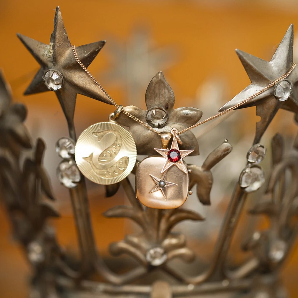 9k Pisces Charm -- Ariel Gordon Jewelry