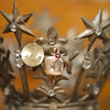 Garnet and Gold Star Charm - Garnet and Gold Star Charm -- Ariel Gordon Jewelry