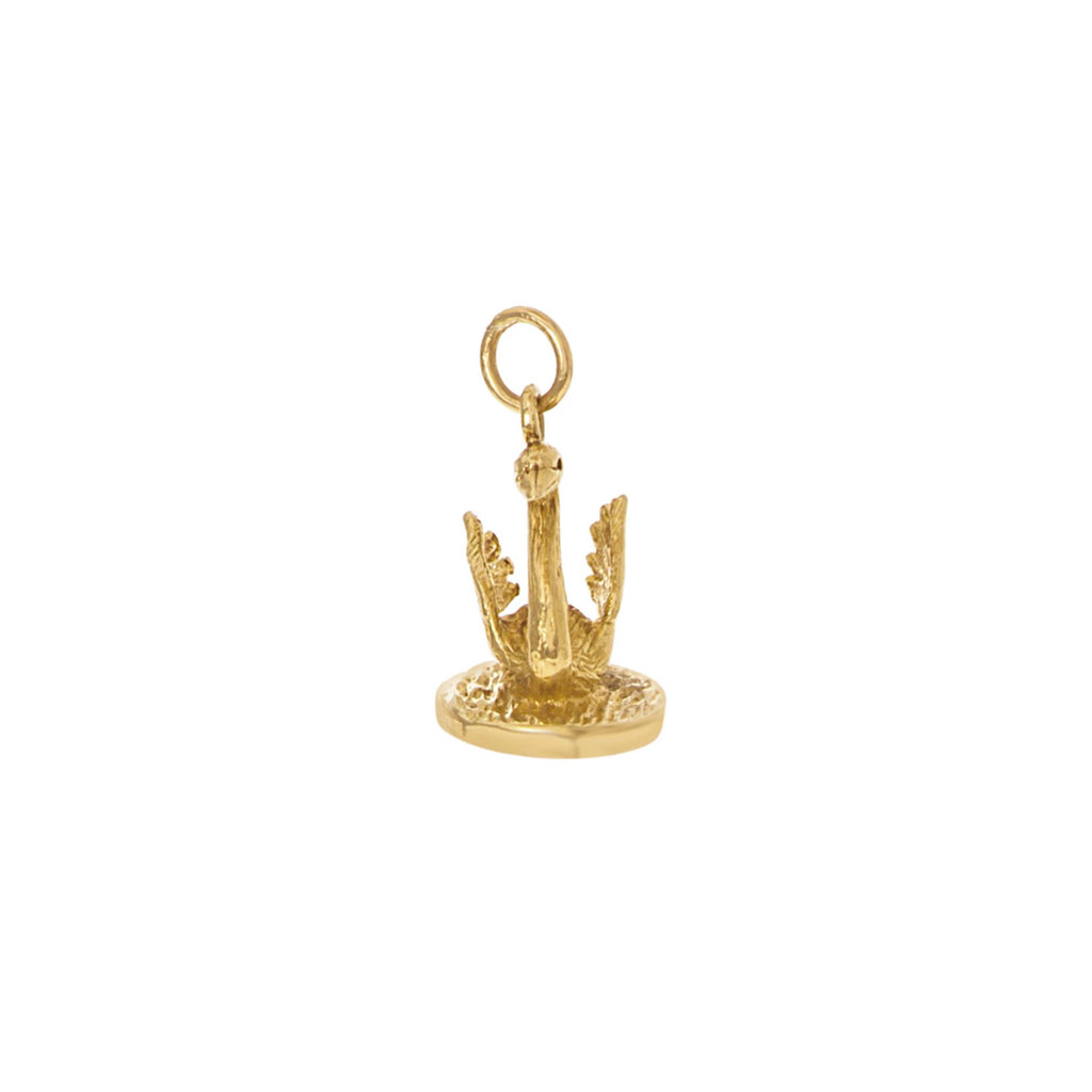 Jade Swan Fob -- Ariel Gordon Jewelry