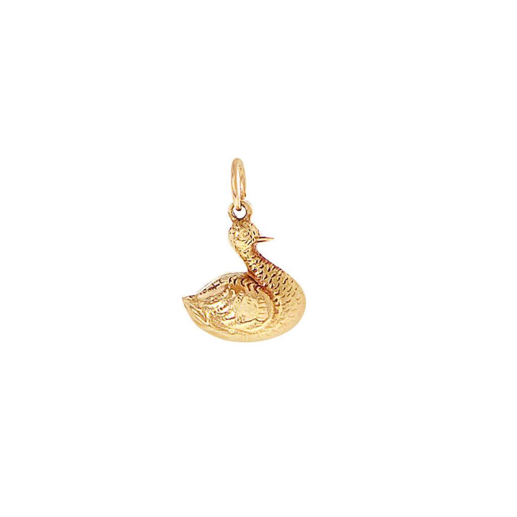 On Golden Pond Swan -- Ariel Gordon Jewelry