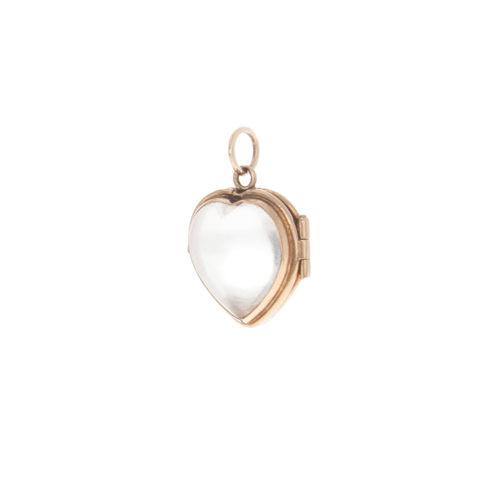 Victorian Crystal Heart Locket -- Ariel Gordon Jewelry