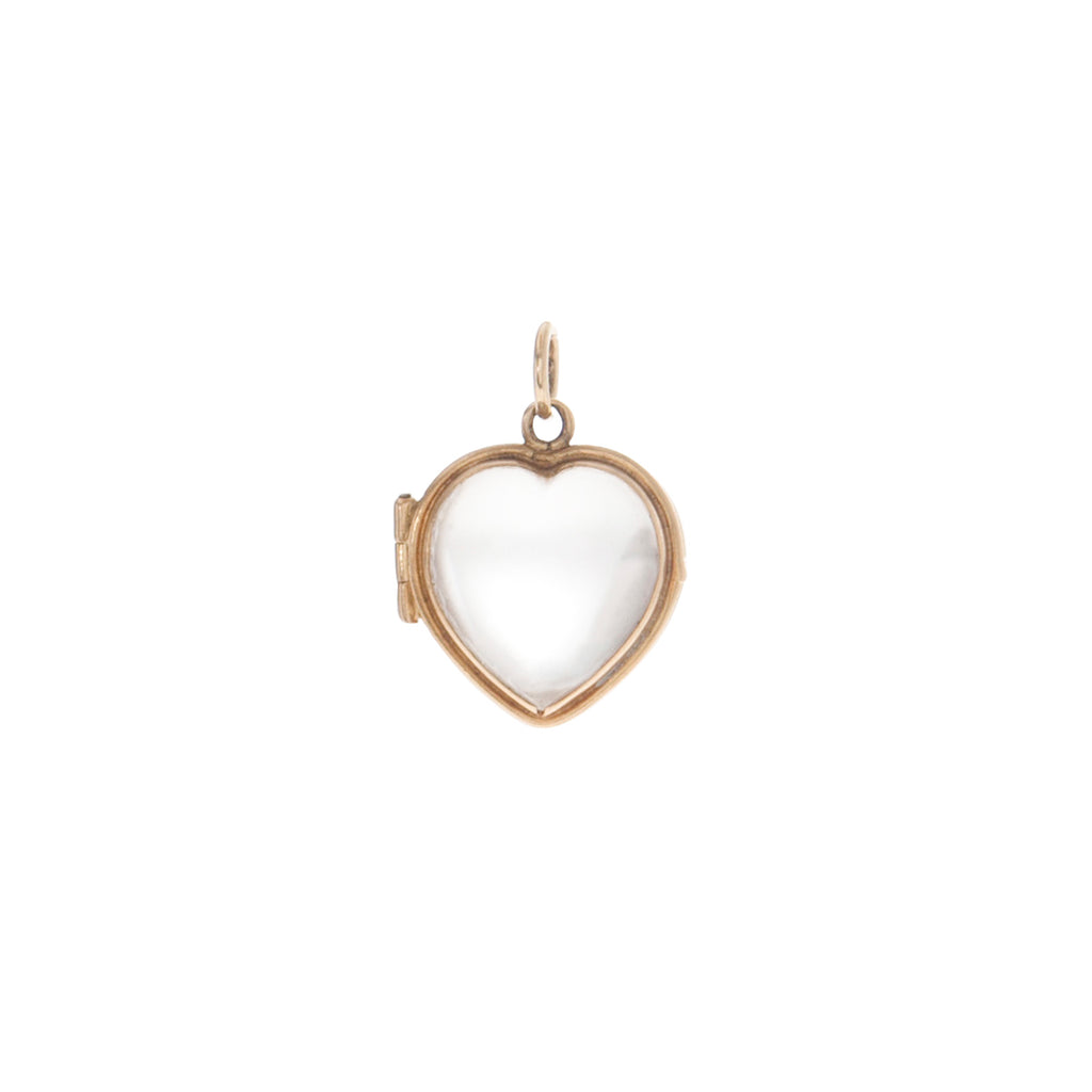 Victorian Crystal Heart Locket -- Ariel Gordon Jewelry
