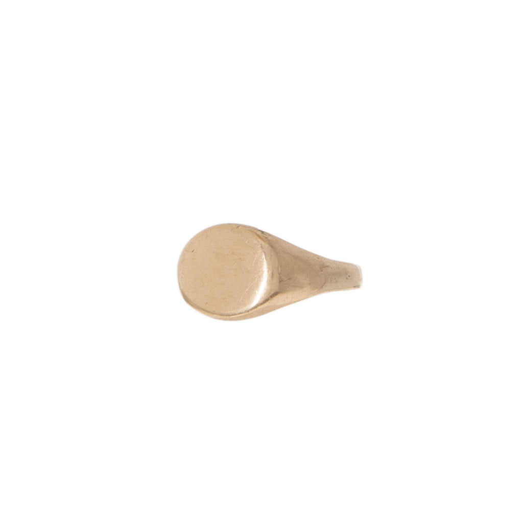 Baby Oval Signet Ring -- Ariel Gordon Jewelry