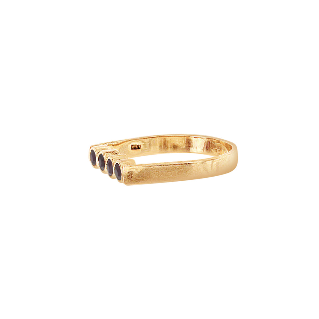 Ruby Bezel Ring -- Ariel Gordon Jewelry