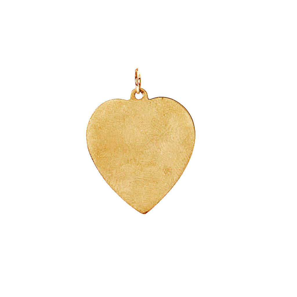 Engraved Heart Charm -- Ariel Gordon Jewelry