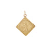 9k St Christopher Charm - 9k St Christopher Charm -- Ariel Gordon Jewelry