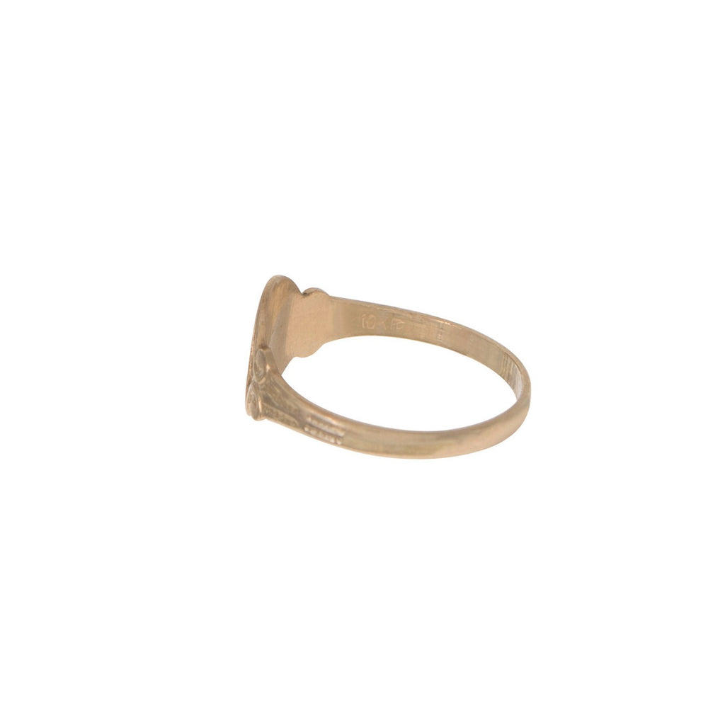 Engraved Signet Ring -- Ariel Gordon Jewelry