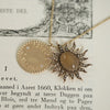 Moonstone and Pearl Sun Pendant - Moonstone and Pearl Sun Pendant -- Ariel Gordon Jewelry