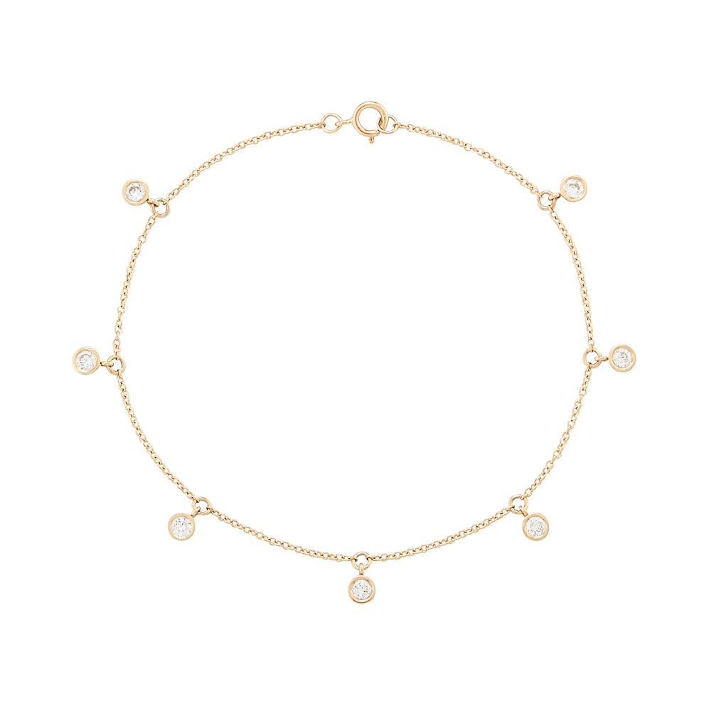 Diamond Droplet Bracelet -- Ariel Gordon Jewelry