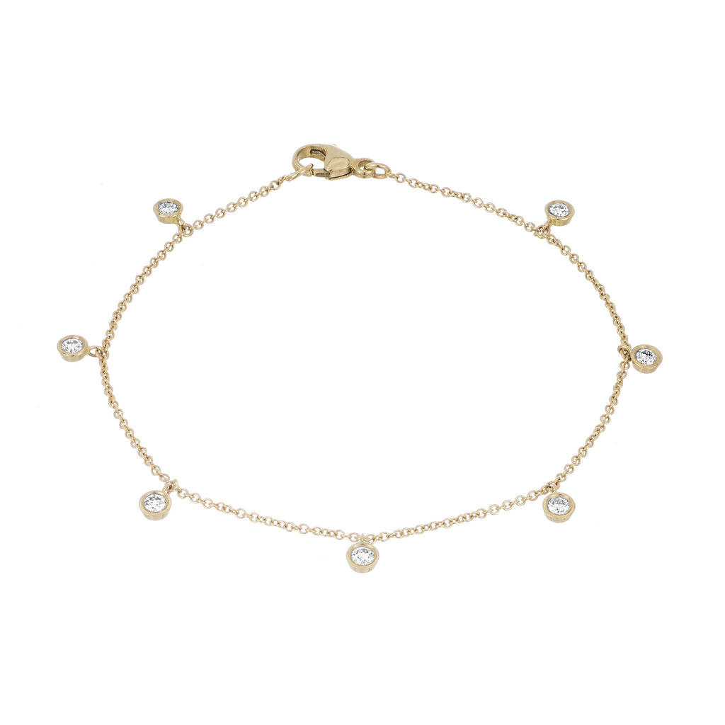 Diamond Droplet Bracelet -- Ariel Gordon Jewelry