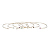 Dual Birthstone Cuff - Dual Birthstone Cuff -- Ariel Gordon Jewelry