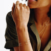 Dual Birthstone Cuff - hover -- Ariel Gordon Jewelry