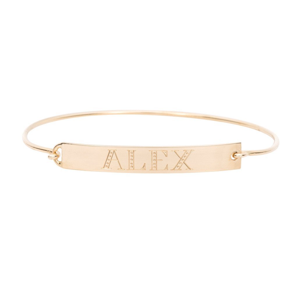 ID Signet Cuff -- Ariel Gordon Jewelry