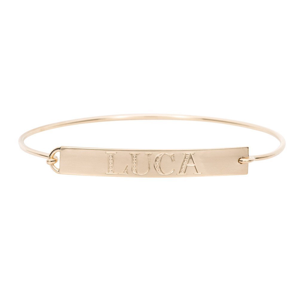 ID Signet Cuff -- Ariel Gordon Jewelry