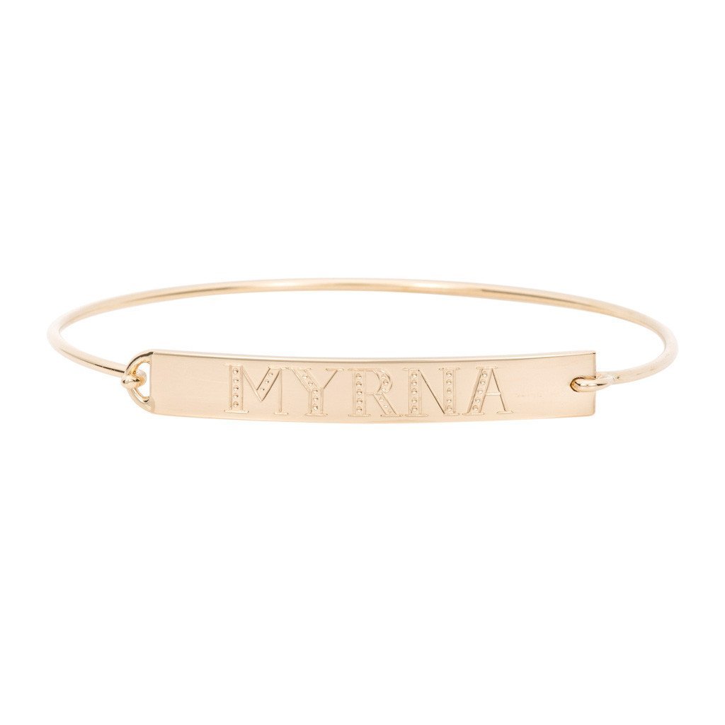 ID Signet Cuff -- Ariel Gordon Jewelry