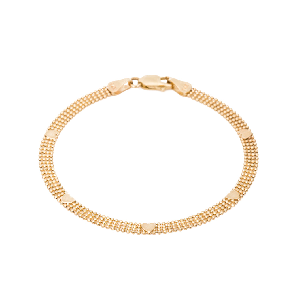 Ben-Amun 4k Gold Electroplate 2-Row Gold Chain Ankle Bracelet | Neiman  Marcus