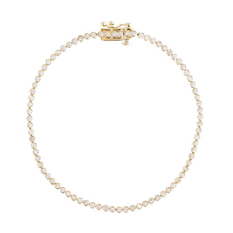 Diamond Bezel Tennis Bracelet