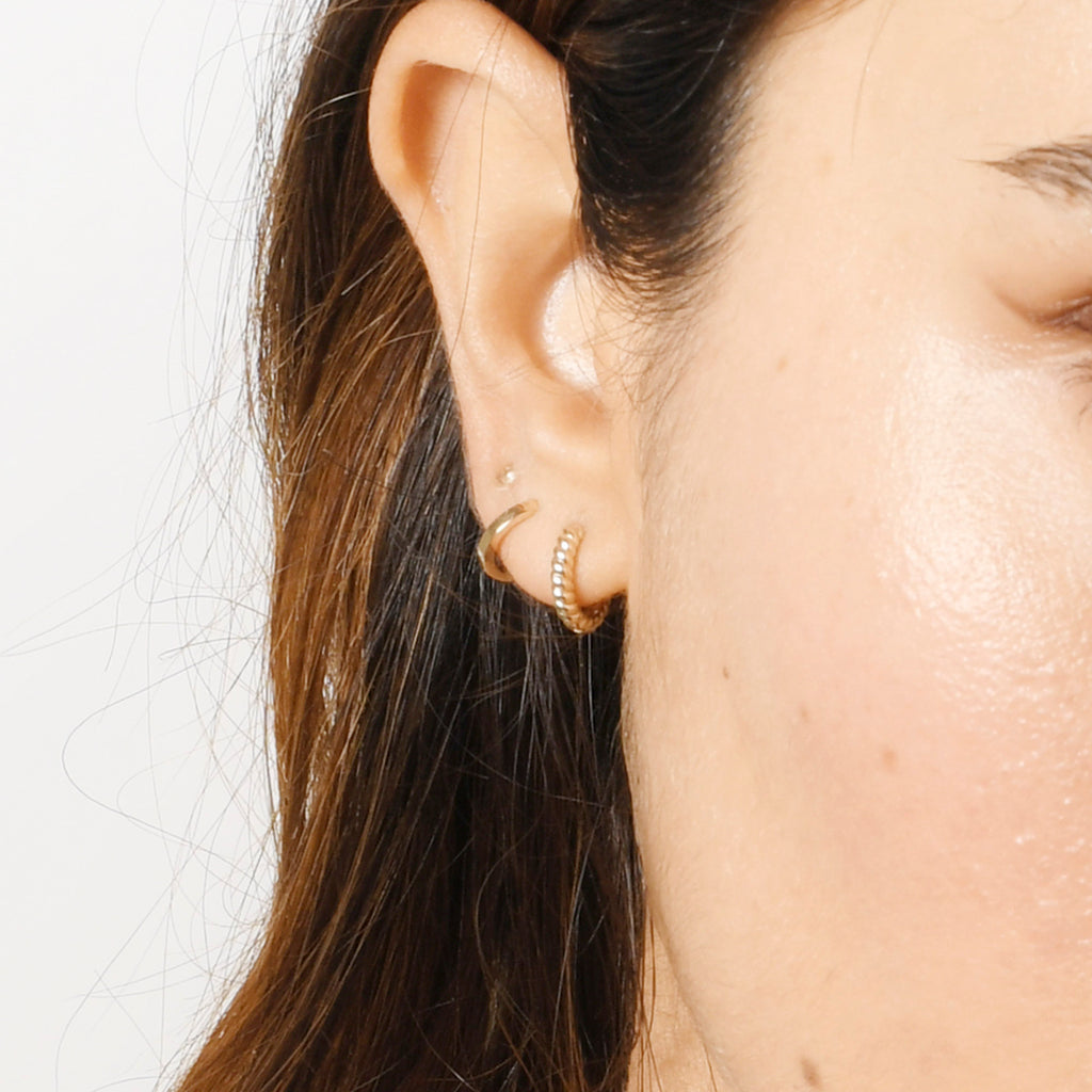 Mini Gold Dust Studs - Rose Gold -- Ariel Gordon Jewelry