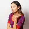 Mini Diamond Triad Studs - Mini Diamond Triad Studs -- Ariel Gordon Jewelry
