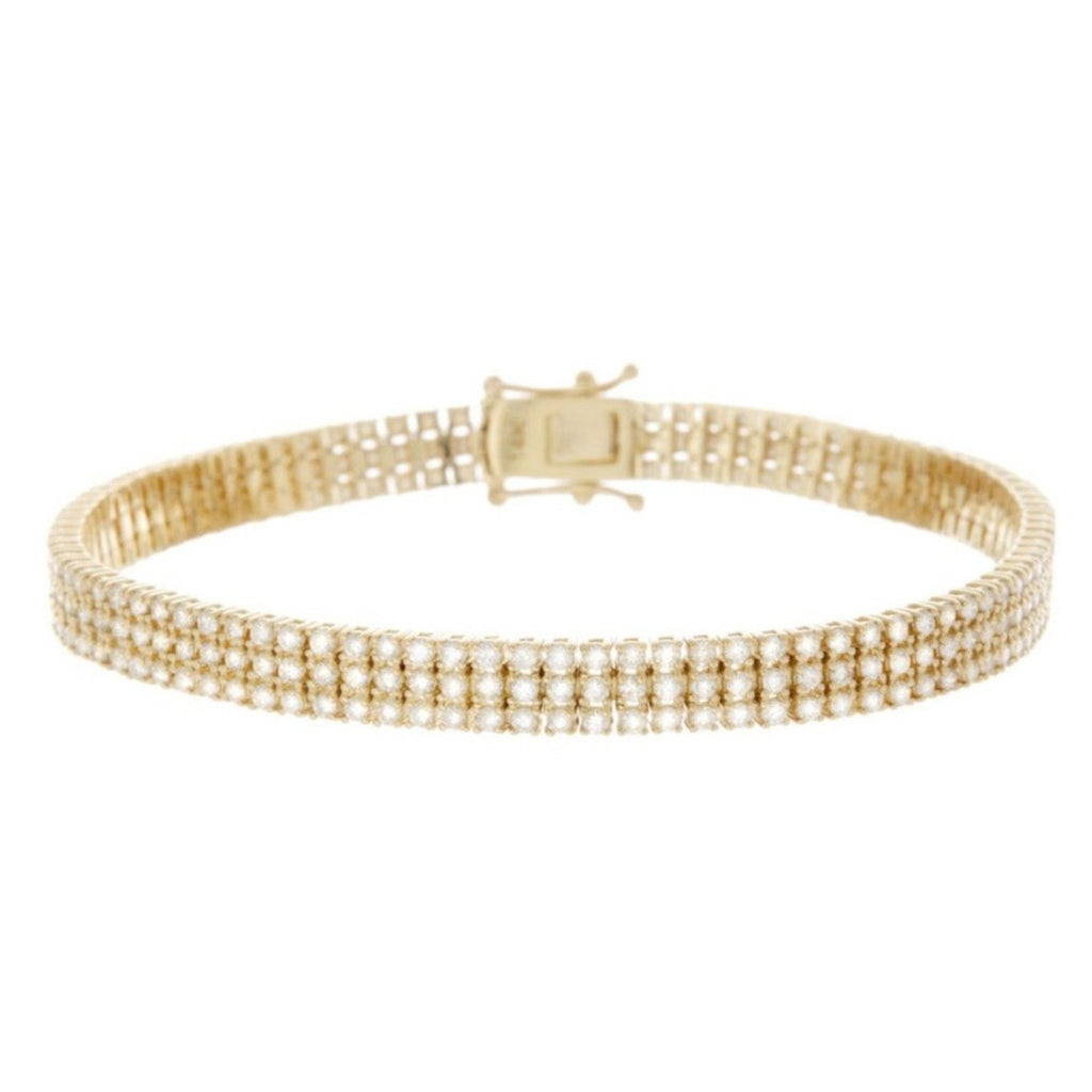 Pave Triple Threat Bracelet -- Ariel Gordon Jewelry
