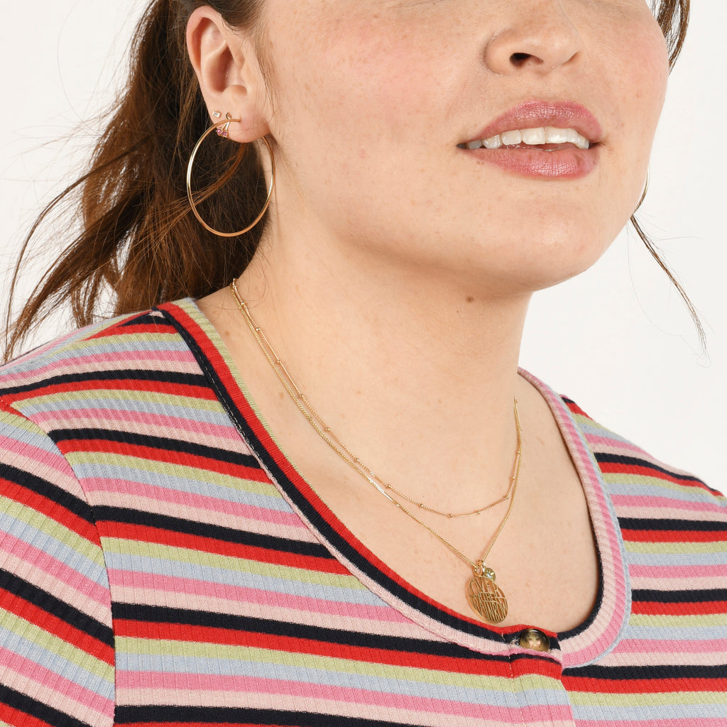 Ruby Cherry Bomb Studs -- Ariel Gordon Jewelry