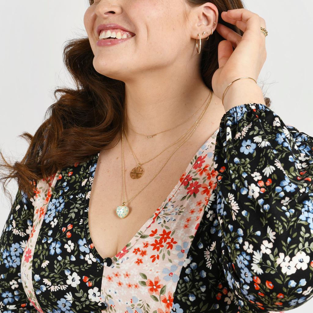Mini Diamond Dust Hoops -- Ariel Gordon Jewelry