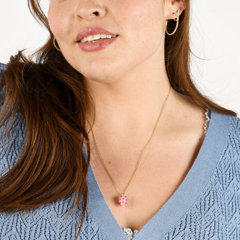 Strawberry Opal Pendant -- Ariel Gordon Jewelry