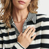 Pave Letter Ring - Pave Letter Ring -- Ariel Gordon Jewelry