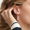 Pearl Matchstick Hoops - Pearl Matchstick Hoops -- Ariel Gordon Jewelry