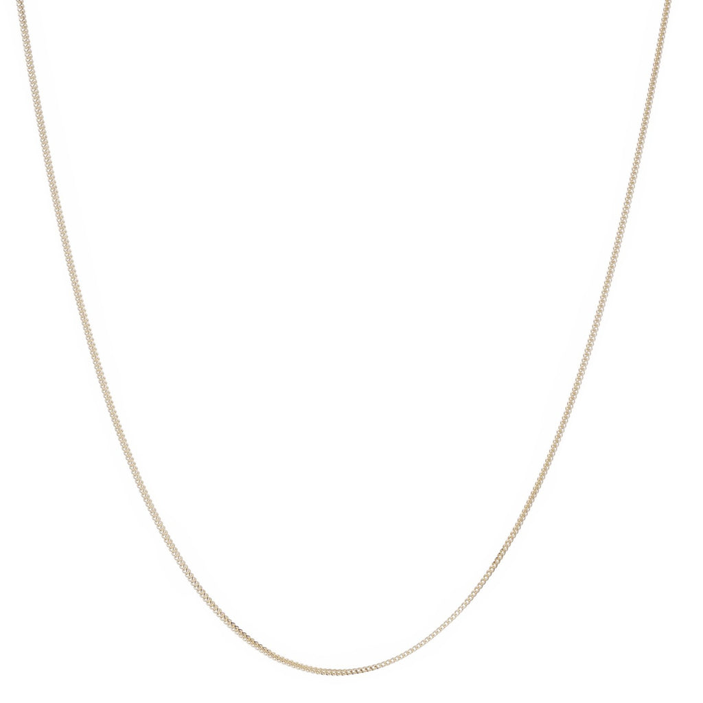Lot 126 - A gold foxtail chain necklace