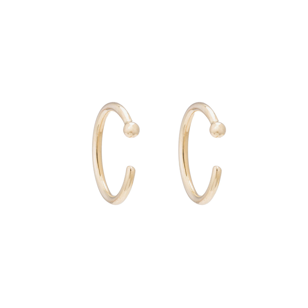 Mini Gold Dust Hoops -- Ariel Gordon Jewelry