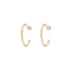 Mini Diamond Dust Hoops - Mini Diamond Dust Hoops -- Ariel Gordon Jewelry