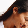 Mini Diamond Dust Hoops - Mini Diamond Dust Hoops -- Ariel Gordon Jewelry