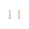 Mini Diamond Horizon Studs - Mini Diamond Horizon Studs -- Ariel Gordon Jewelry
