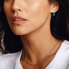 Mini Diamond Horizon Studs - hover -- Ariel Gordon Jewelry