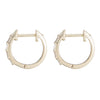 Baguette Diamond Huggies - Baguette Diamond Huggies -- Ariel Gordon Jewelry