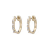 Baguette Diamond Huggies - Baguette Diamond Huggies -- Ariel Gordon Jewelry