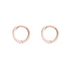 Petite Hoops - Rose Gold & White Gold - Petite Hoops - Rose Gold & White Gold -- Ariel Gordon Jewelry