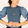 Pave Letter Ring - Pave Letter Ring -- Ariel Gordon Jewelry