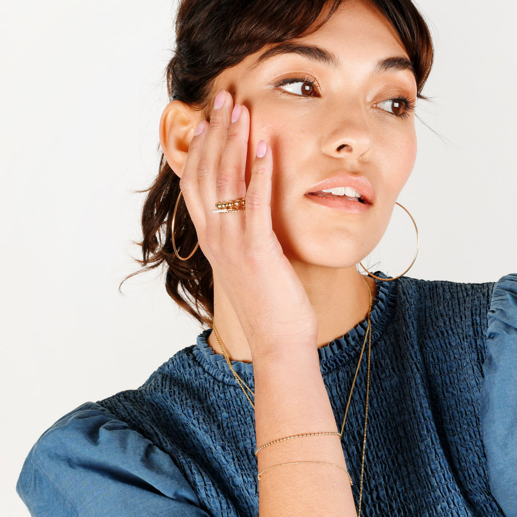 Fine Line Pave Ring -- Ariel Gordon Jewelry