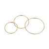 Standard Endless Hoops - Standard Endless Hoops -- Ariel Gordon Jewelry