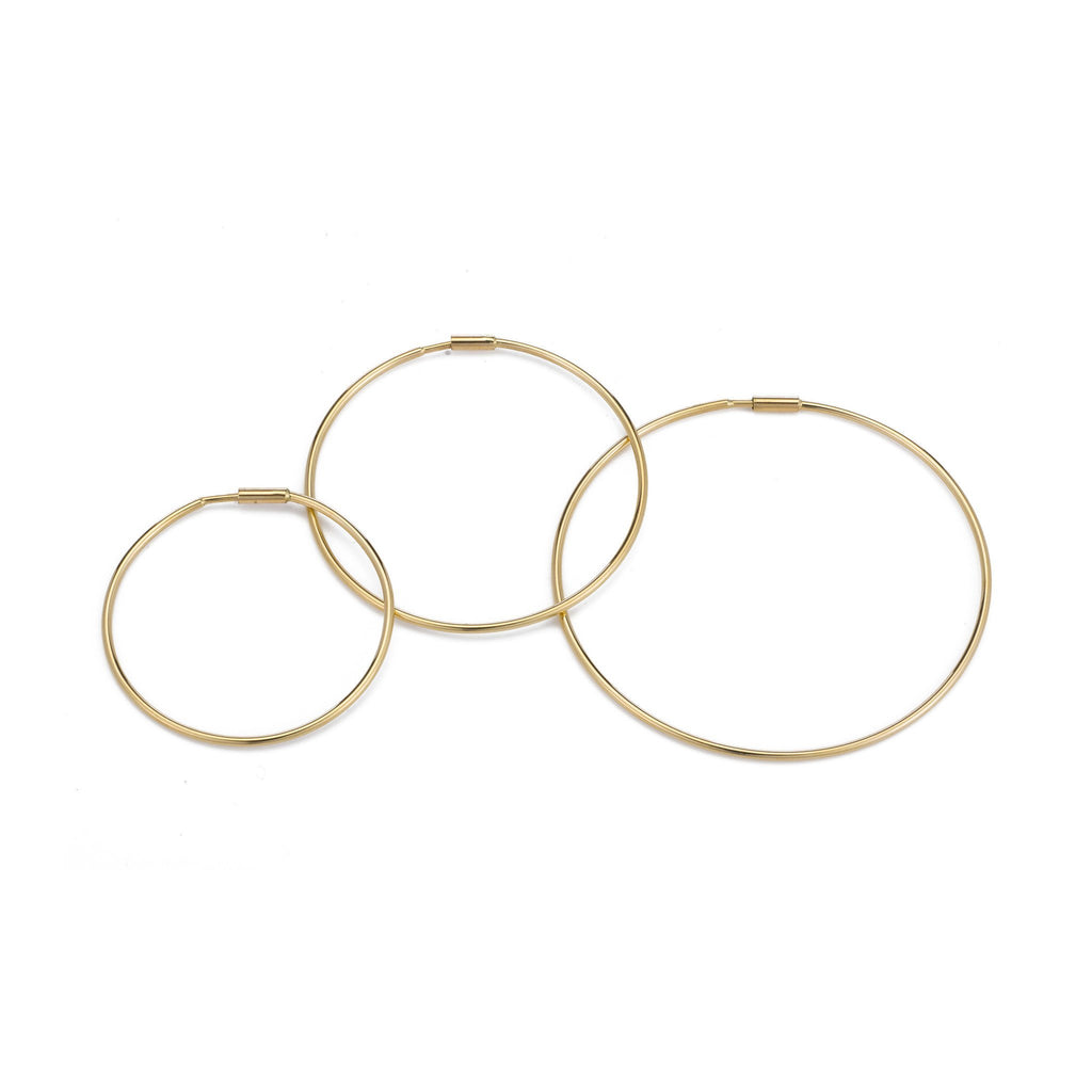 Standard Endless Hoops -- Ariel Gordon Jewelry