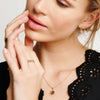 Dual Birthstone Dust Hoops - hover -- Ariel Gordon Jewelry