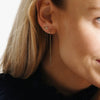 Mini Diamond Triad Studs - Mini Diamond Triad Studs -- Ariel Gordon Jewelry