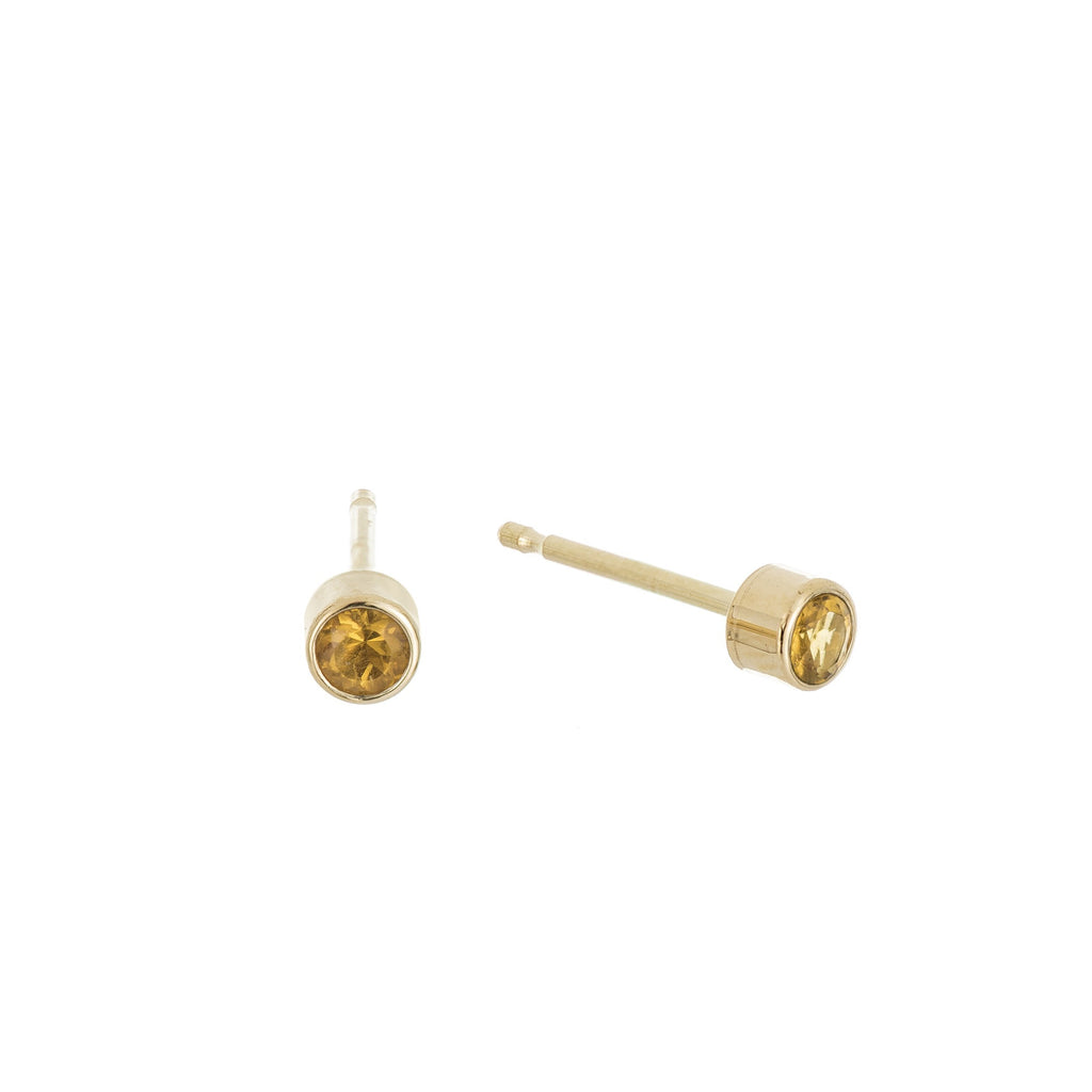 Birthstone Dust Studs -- Ariel Gordon Jewelry