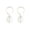 Baroque Pearl Swing Hoops - Baroque Pearl Swing Hoops -- Ariel Gordon Jewelry