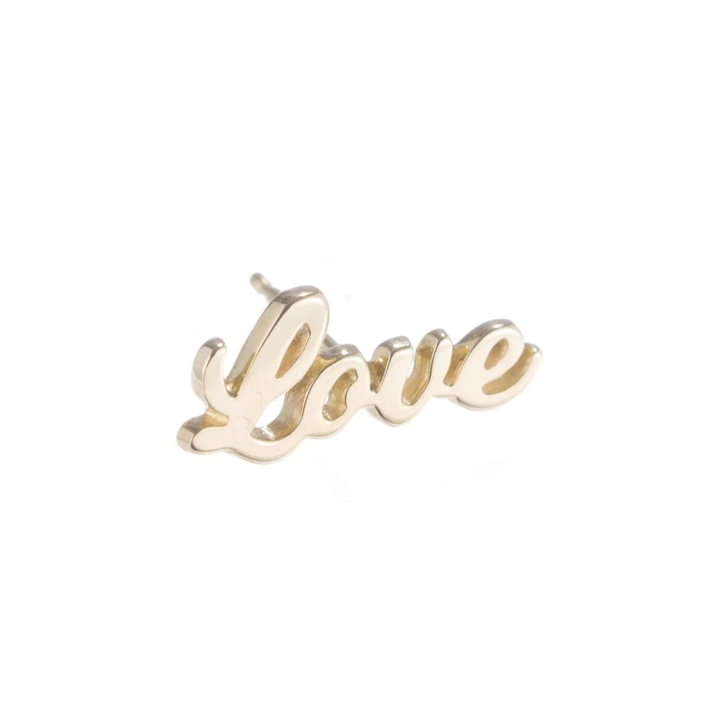 Love Script Name It Studs -- Ariel Gordon Jewelry